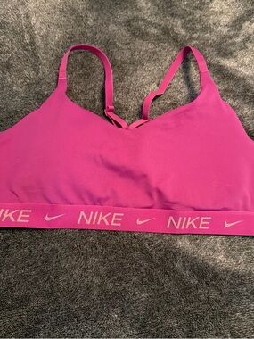 Nike Indy Light Support Padded Adjustable Sports Bra Women's Plus Size XL Pink